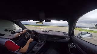 Porsche GT3 Touring Package on track