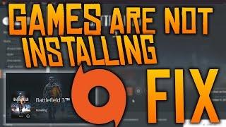 Origin Games not INSTALLING Error FIX!! (Any Origin Games) w/BF3