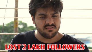 How Ashish Chanchlani LOST 2 LAKH Followers? | Huge Instagram Glitch- YouTubers React | #shorts