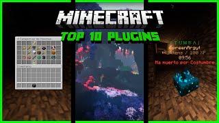 TOP 10 MEJORES PLUGINS para SERVIDOR SURVIVAL de MINECRAFT  (Angelchest, Jobs, Quests..)