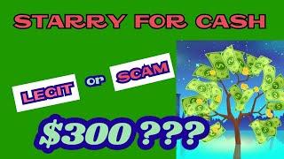 LEGIT Or SCAM ??? || Starry for Cash Review with Proof of Payout ️