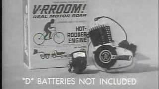 Mattel "V-rroom!" TV Commercial 1960s