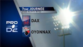 J7 PRO D2 - DAX vs OYONNAX : Le match en bref