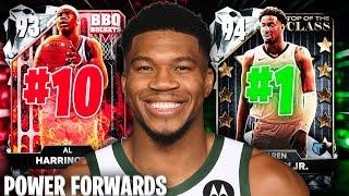 RANKING THE TOP 10 BEST POWER FORWARDS IN NBA 2K25 MyTEAM!!