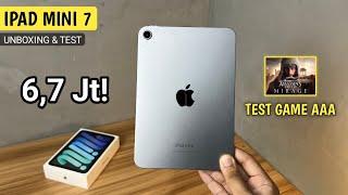 CUMA 6 JUTAAN! Unboxing iPad Mini 7 2024 - Tes Gaming + Editing!