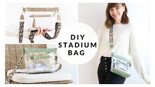 DIY STADIUM BAG TUTORIAL & FREE PATTERN!