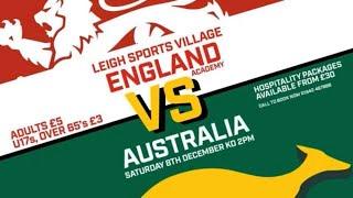 England Academy v Australian Schools