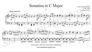 Haslinger : Sonatina in C Major (1/2 : Allegro moderato)