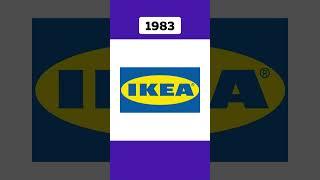 История Логотипа Ikea  #Икеа #Ikea #История #Логотип #Мебель #МагазинМебели #Подпишись #Shorts