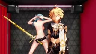 [MMD R18] Eula & Aether - Simple Dimple