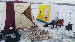 ЗИМНЯЯ РЫБАЛКА С НОЧЕВКОЙ В ПАЛАТКЕ.ЛОВИМ ЛЕЩА НА ВАЗУЗСКОМ ВОДОХРАНИЛИЩЕ (ВЫРОДОВО).