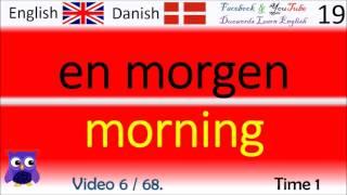 06 Time 1 Dansk - Engelsk Ord / Danish - English Words lære engelsk