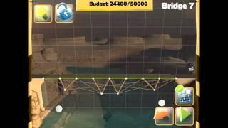 Bridge Constructor-Central Mainland-Bridge 7 Walkthrough