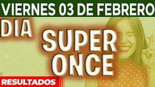 Resultado del sorteo Super Once Dia del Viernes 3 de Febrero del 2023.