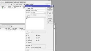 How to Schedule set speed in Mikrotik