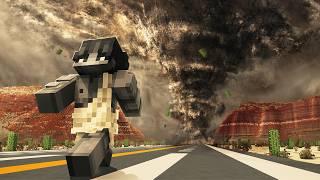 Surviving Natural Disasters in Minecraft