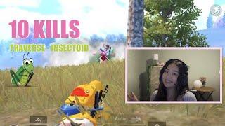 Brittty tries the NEW Traverse Insectoid mode - PUBG MOBILE GAMEPLAY