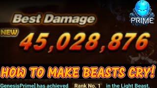 Rank 1 - 45 Million Damage - Light Beast #summonerswar