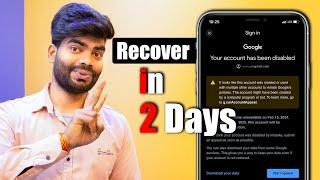 Google Account Recovery || your account has been disabled ? 2025