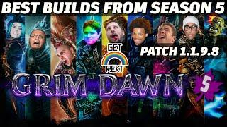 Winning Builds from Grim Dawn Season 5 - Top 3 SC/HC recap