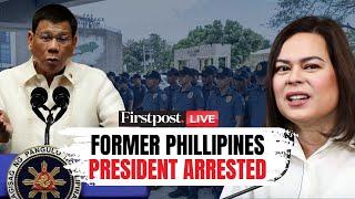 LIVE: Ex-Philippine President Rodrigo Duterte Arrested |Crime Against Humanity |ICC | Manila Airport