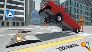 УБИЙЦА В ЦЕНТРЕ ГОРОДА! СМЕРТЕЛЬНЫЙ ЛЕЖАЧИЙ ПОЛИЦЕЙСКИЙ | BeamNG.drive