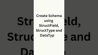 Read CSV and JSON with User Defined Schema