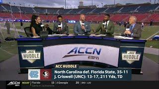 "Omarion Hampton is amazing" - Eddie Royal reacts to North Carolina def. Florida State 35-1