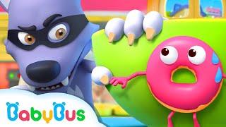 Ghicește culoarea gogoașei 🟡 Cântece educative copii  BabyBus Română