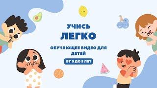 Учись легко. Обучающее видео для малышей от 0 до 5 лет.