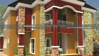 Beautiful but Simple 4 Bedroom Duplex Design | Nigerian Houseplans