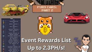 Rollercoin | Fury Cars 2 Progression Event Tips & Rewards List