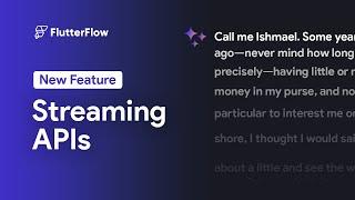 How to Use Streaming APIs in FlutterFlow | New Feature