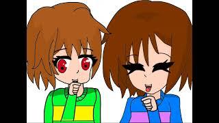 Frisk and chara #vore animation