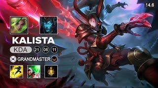 Kalista vs Zeri ADC - KR Grandmaster - Patch 14.6 Season 14