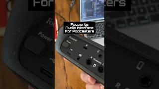 This Focusrite Audio Interface is specially made for podcasters #podcasting #podcast #audiointerface