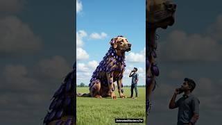 Dog covered in millions of purple beetles saved by farmer #dog #animals #dog #treatment