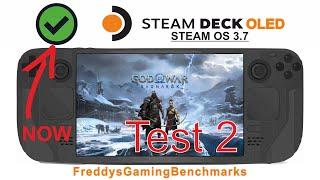 God of War Ragnarök (now verified | NoAudioFix ) on Steam Deck OLED with Steam OS 3.7