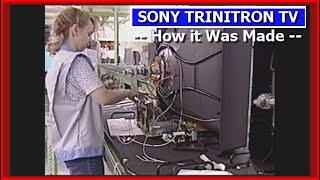 SONY TRINITRON TV How was it Made ? - Japan VIDEO Electronics Television CRT Factory 1998