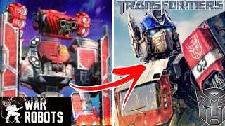 War robots x Transformers | war robots fake commercial funny | Mighty spector