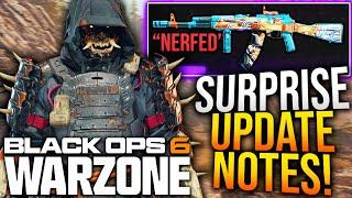 WARZONE: New SURPRISE UPDATE PATCH NOTES! BROKEN Update Fixes, New GAMEPLAY CHANGES, & More!