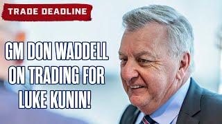 Blue Jackets General Manager Don Waddell on Trading for Luke Kunin and the Playoff Push!