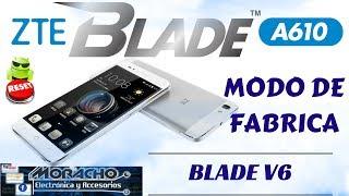 ZTE BLADE A610 Hard Reset | Borrado General |