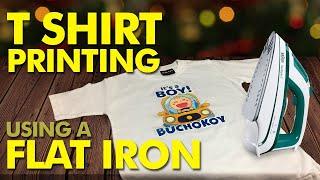 How to Print your Photo on T shirt at Home using a Flat Iron