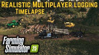 FS25 - Multiplayer logging Timelapse