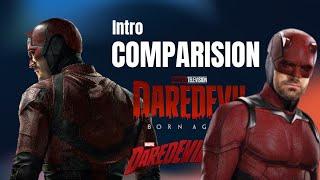 Daredevil Born Again Intro Comparision | Netflix vs Disney + | Serie original vs Born Again