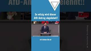 AfD-Antrag in nur 20 Sekunden abgelehnt!