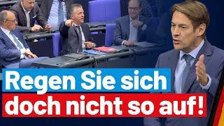 Dr. Götz Frömming erklärt aufgebrachten Abgeordneten, was Demokratie bedeutet! - AfD-Fraktion