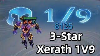 3-STAR XERATH 1V9! 8000 DMG EACH SHOT! | TFT DREAM CHASER SERIES | Teamfight Tactics