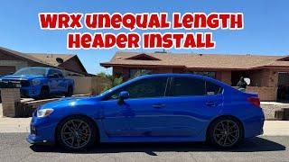 2018 Subaru wrx tomei unequal length header install